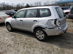 2009 Subaru Forester 2.5x Silver vin: JF2SH61689H702834