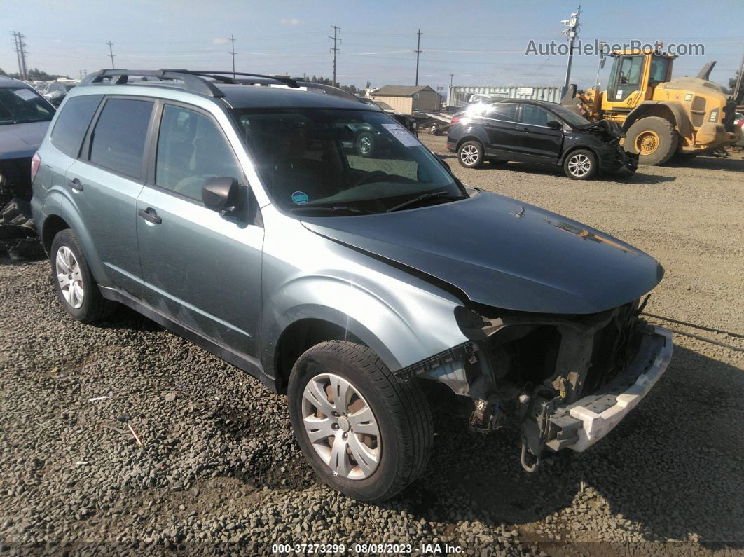 2009 Subaru Forester X Blue vin: JF2SH61689H732318