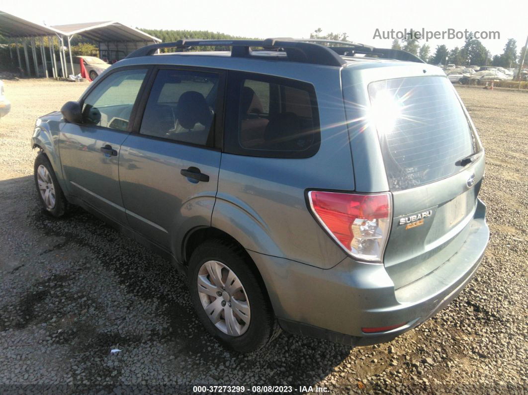 2009 Subaru Forester X Blue vin: JF2SH61689H732318