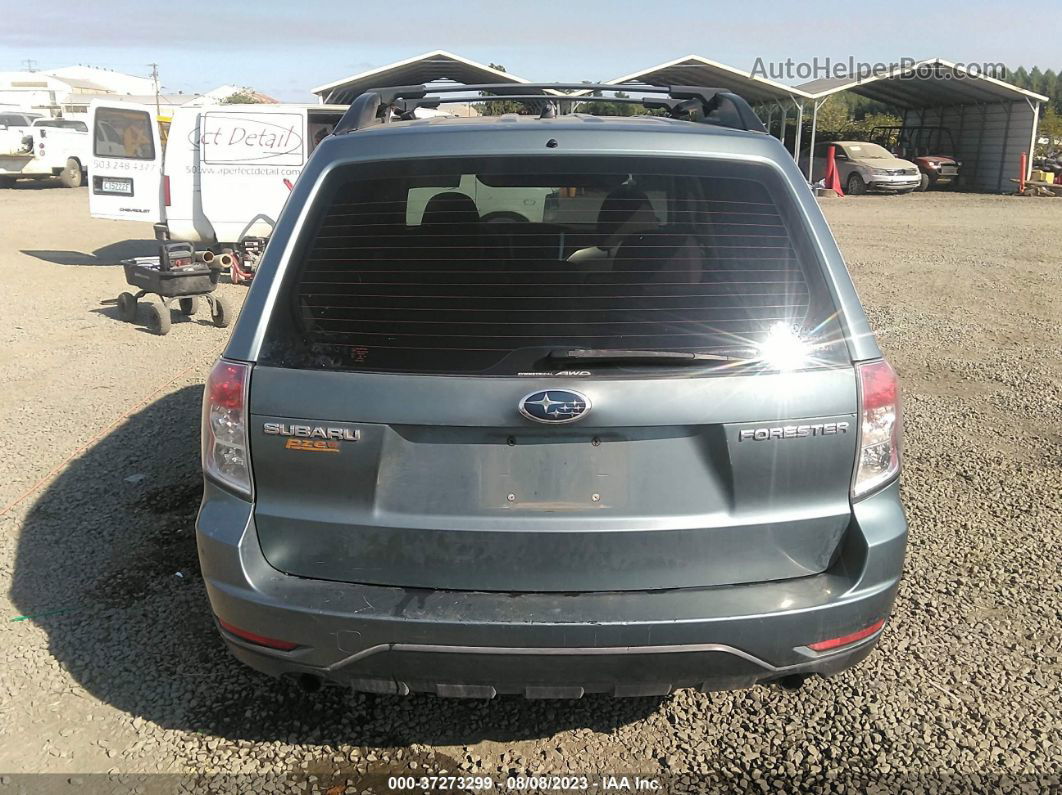 2009 Subaru Forester X Blue vin: JF2SH61689H732318