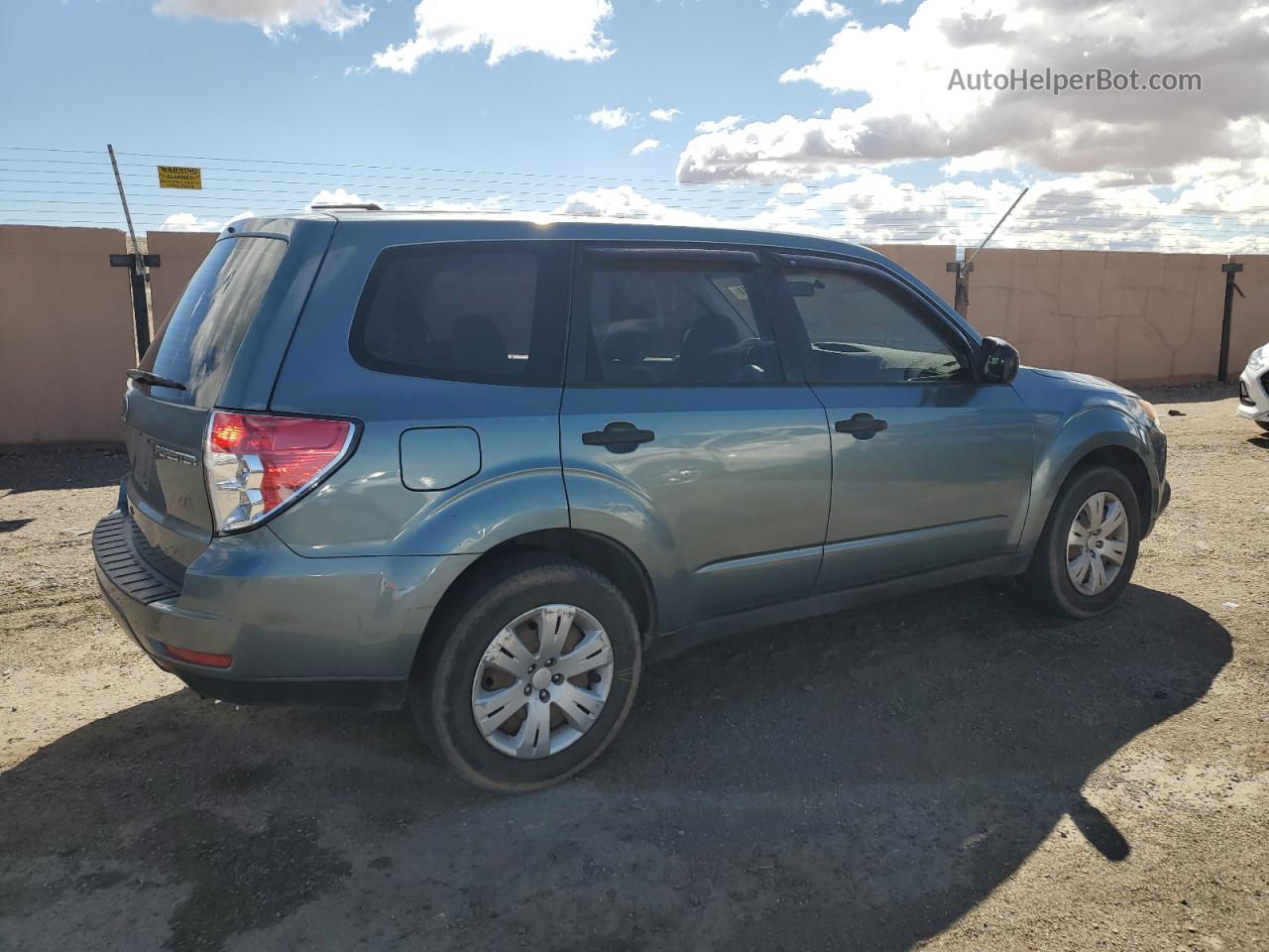 2009 Subaru Forester 2.5x Green vin: JF2SH61689H745540