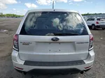 2009 Subaru Forester 2.5x White vin: JF2SH61689H756148