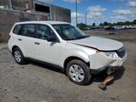 2009 Subaru Forester 2.5x White vin: JF2SH61689H756148