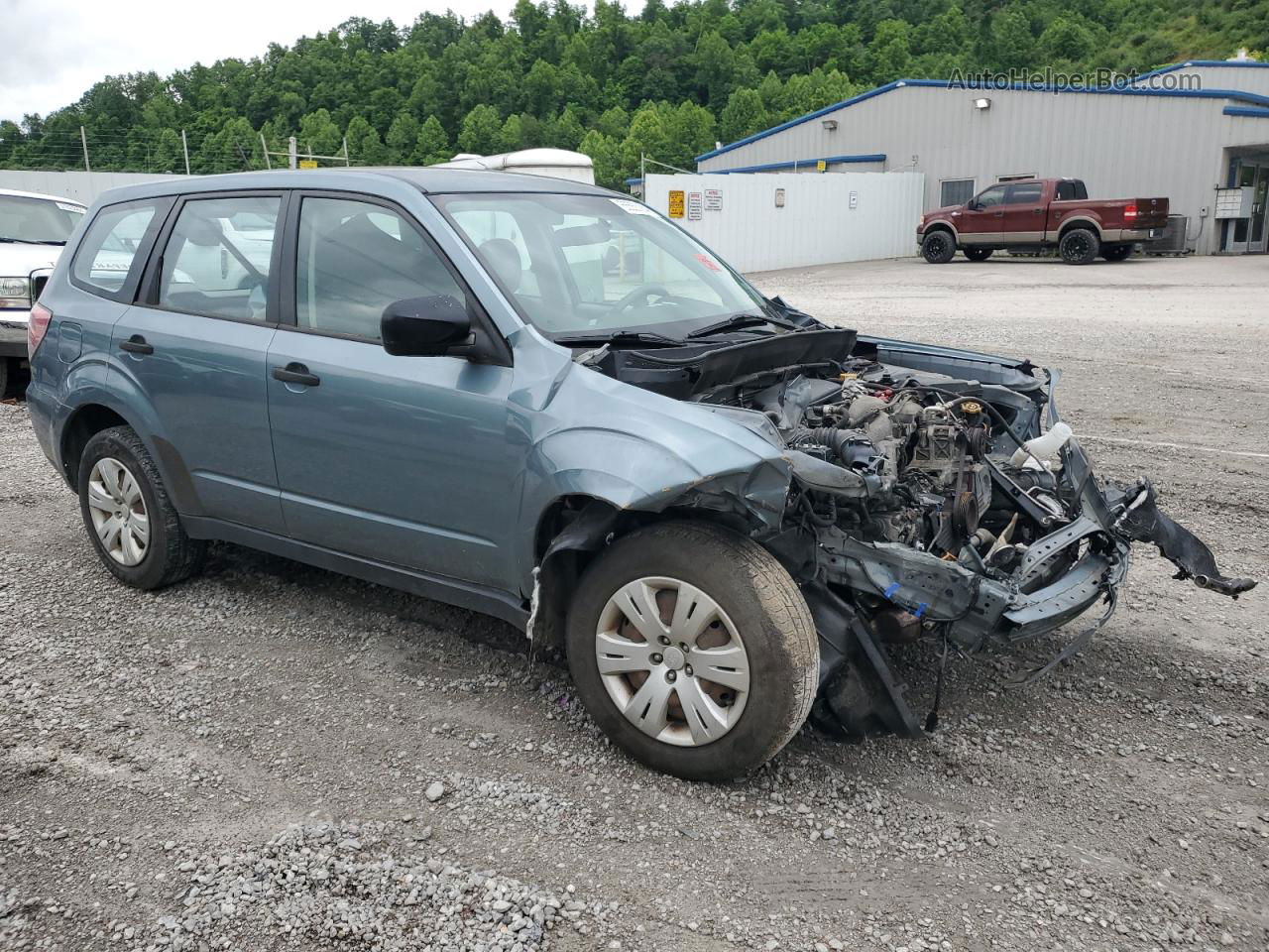 2009 Subaru Forester 2.5x Teal vin: JF2SH61689H767585