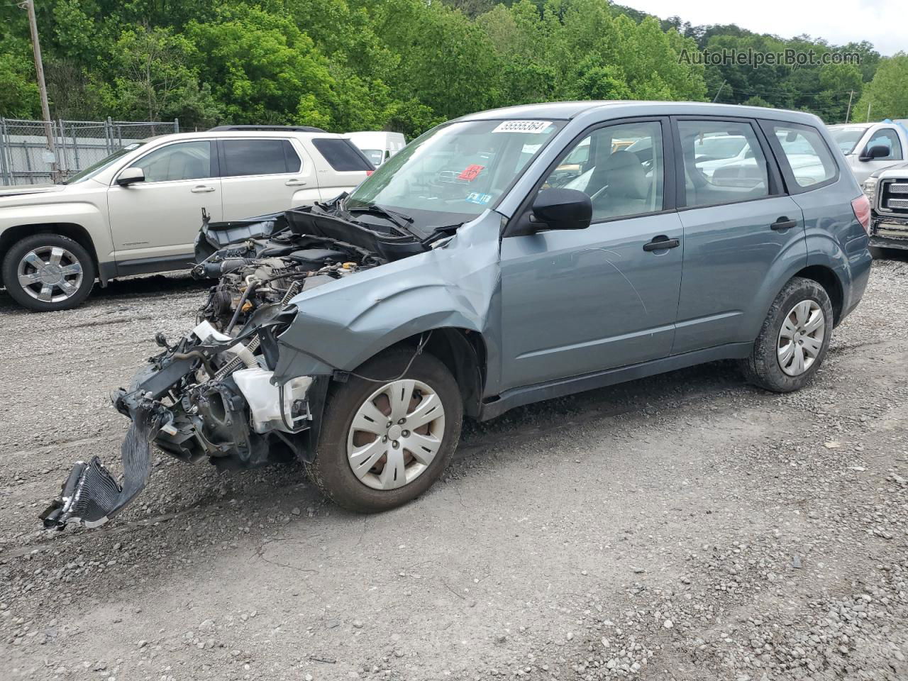 2009 Subaru Forester 2.5x Бирюзовый vin: JF2SH61689H767585