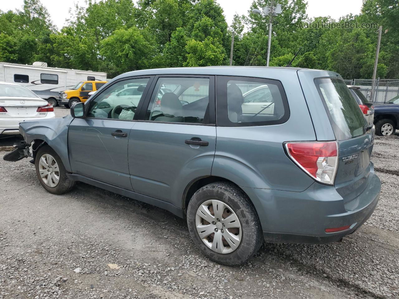 2009 Subaru Forester 2.5x Teal vin: JF2SH61689H767585