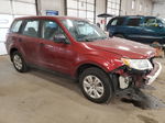 2009 Subaru Forester 2.5x Burgundy vin: JF2SH61689H768722