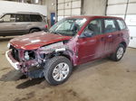 2009 Subaru Forester 2.5x Burgundy vin: JF2SH61689H768722