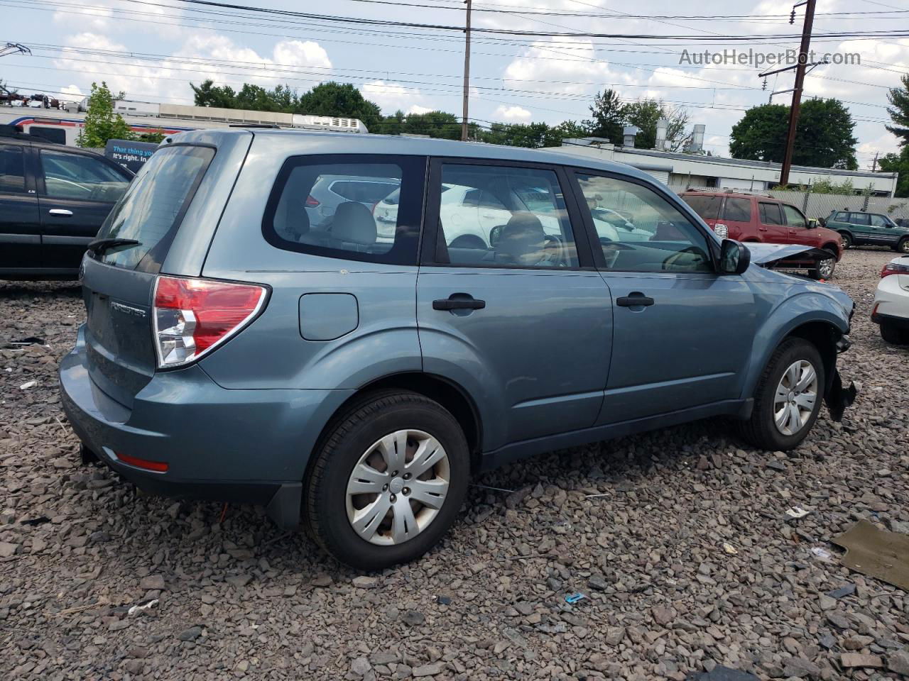 2009 Subaru Forester 2.5x Blue vin: JF2SH61689H782572