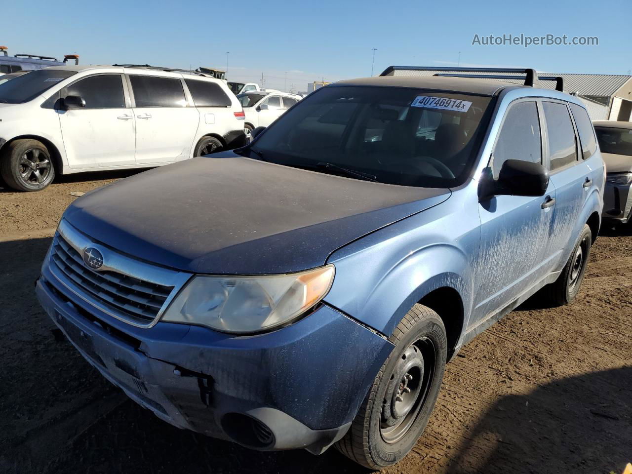 2009 Subaru Forester 2.5x Blue vin: JF2SH61689H792826