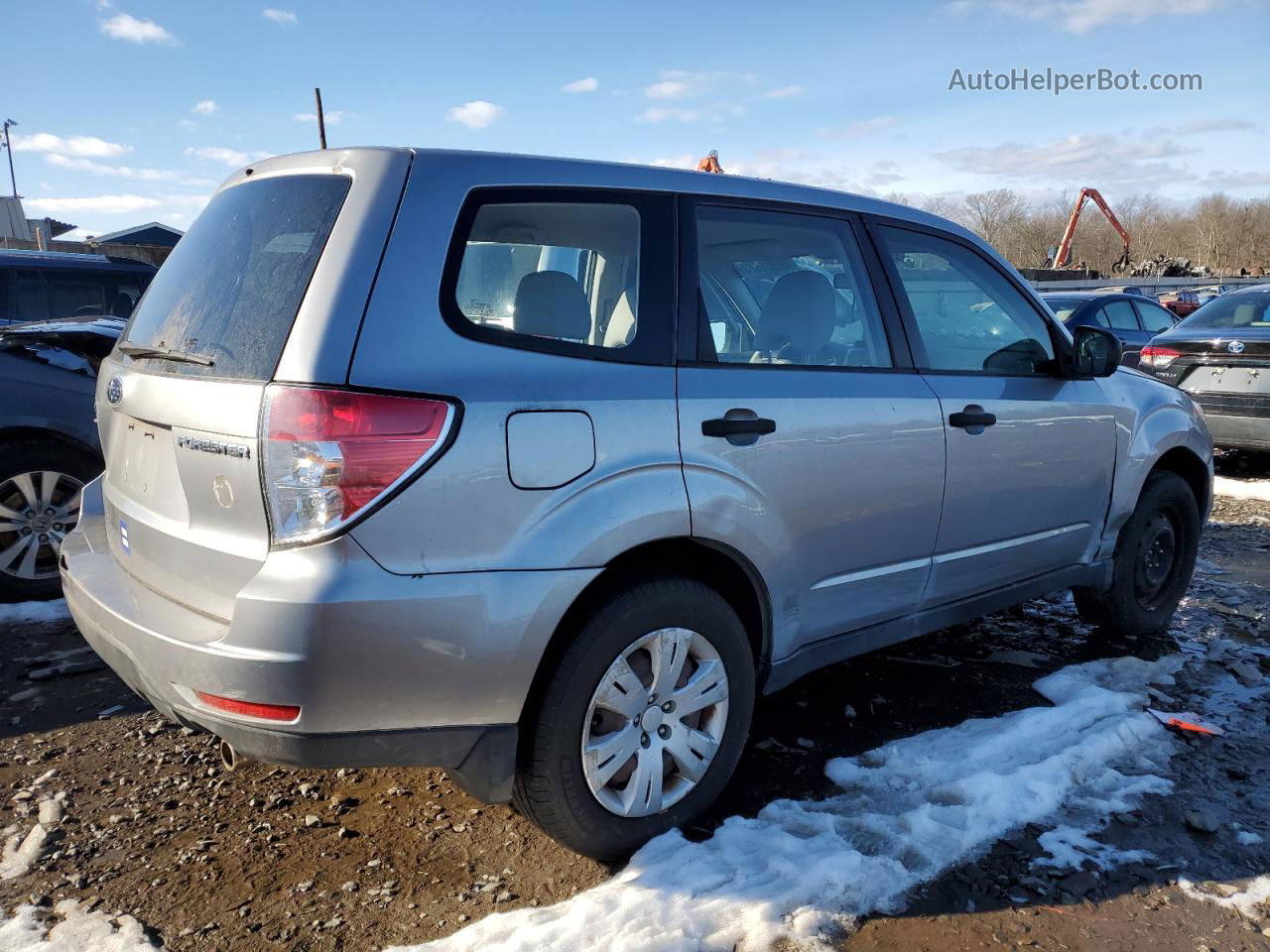 2009 Subaru Forester 2.5x Серебряный vin: JF2SH61699H717875