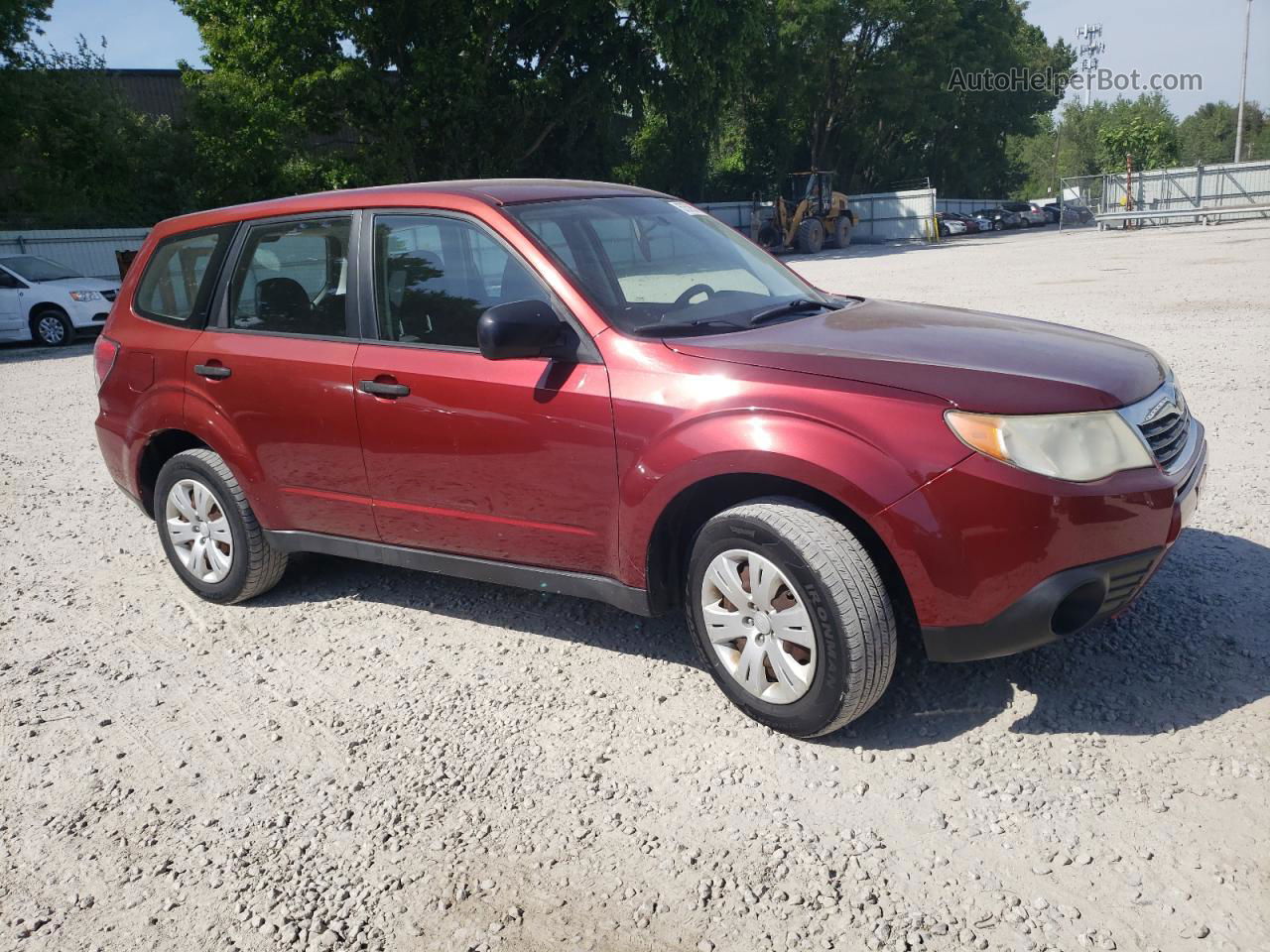 2009 Subaru Forester 2.5x Burgundy vin: JF2SH61699H737771