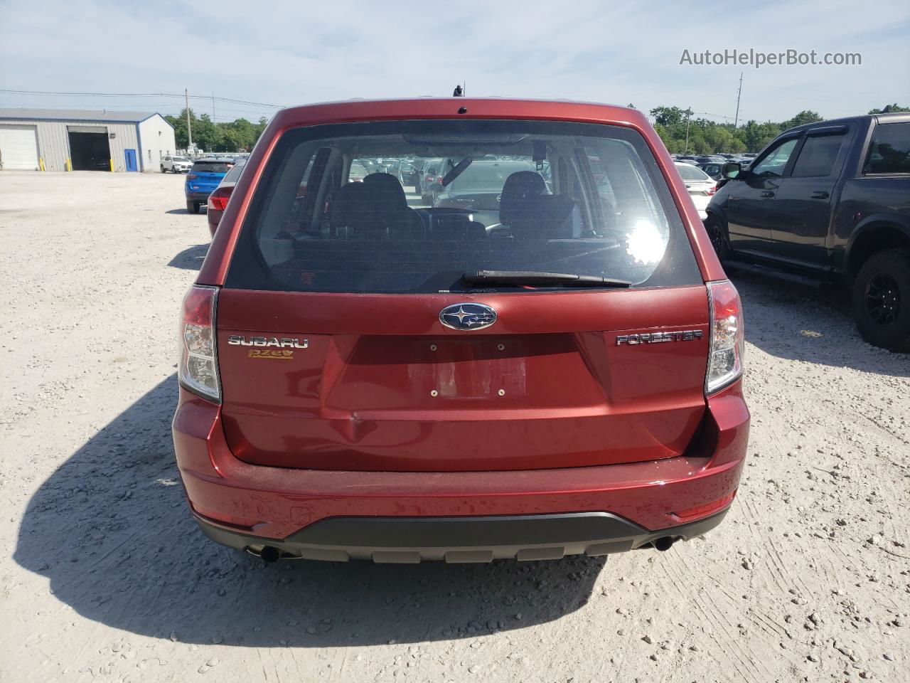 2009 Subaru Forester 2.5x Burgundy vin: JF2SH61699H737771