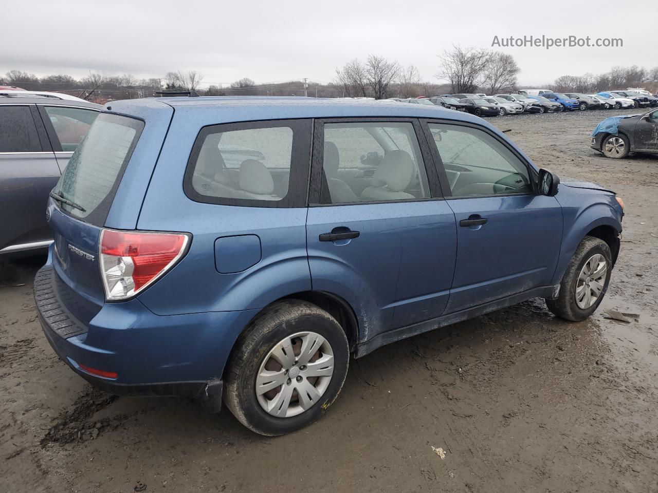 2009 Subaru Forester 2.5x Blue vin: JF2SH61699H742047