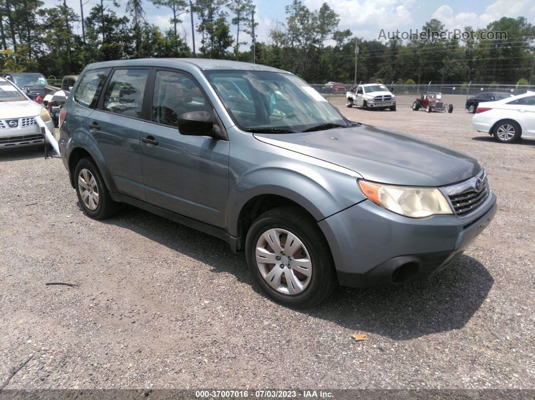 2009 Subaru Forester X Синий vin: JF2SH61699H748074