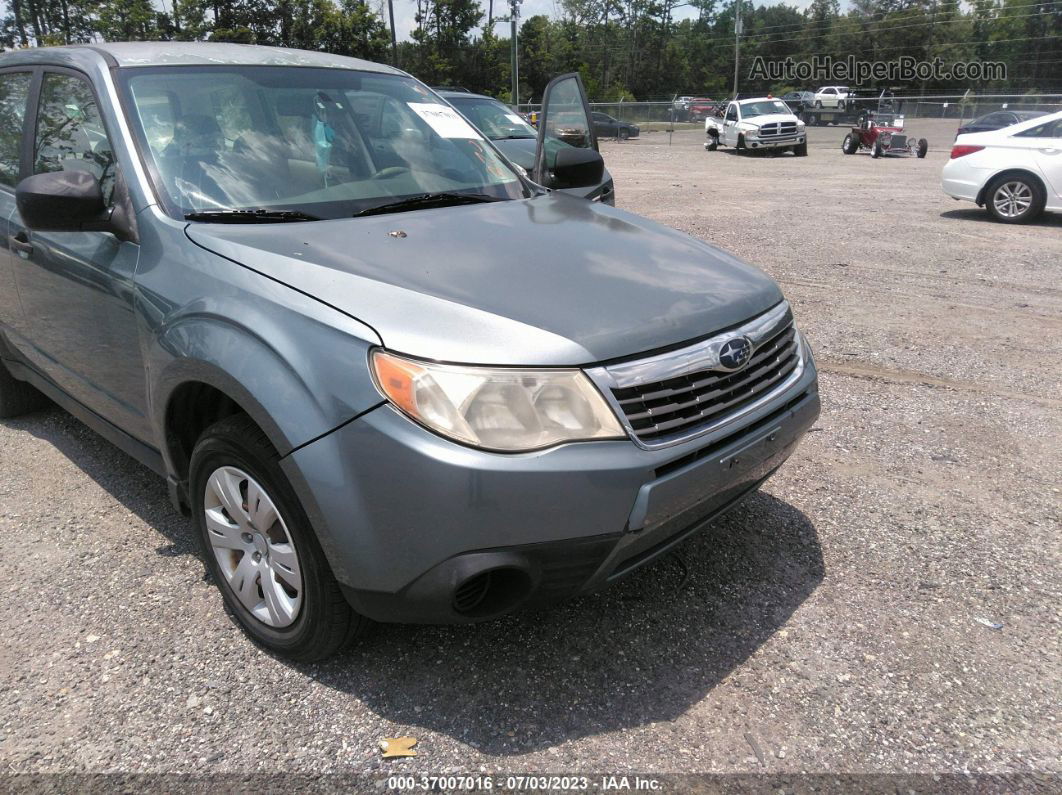 2009 Subaru Forester X Blue vin: JF2SH61699H748074