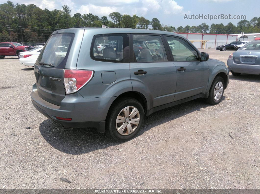 2009 Subaru Forester X Blue vin: JF2SH61699H748074