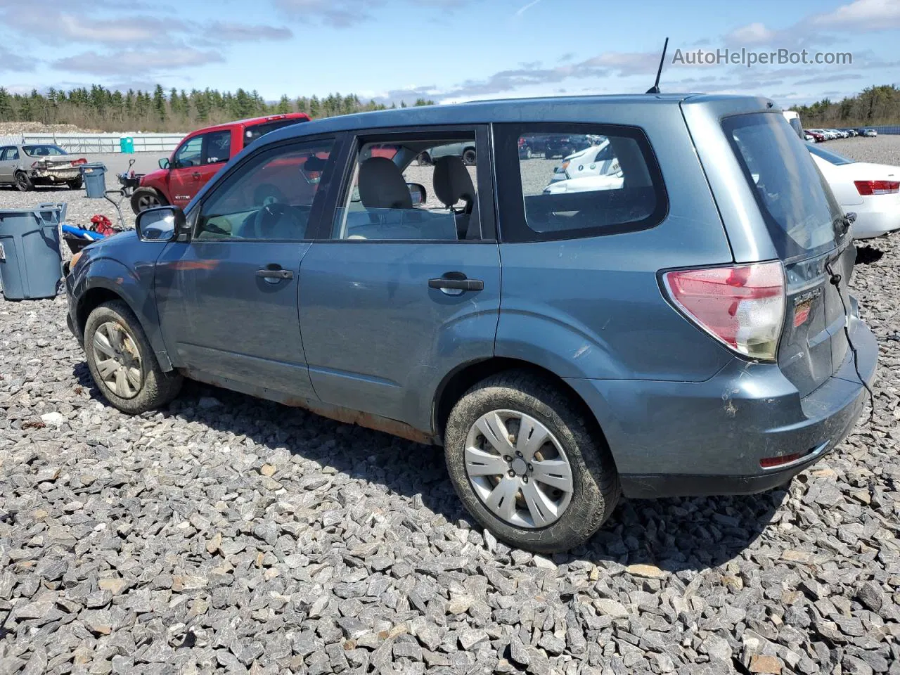 2009 Subaru Forester 2.5x Синий vin: JF2SH61699H767269