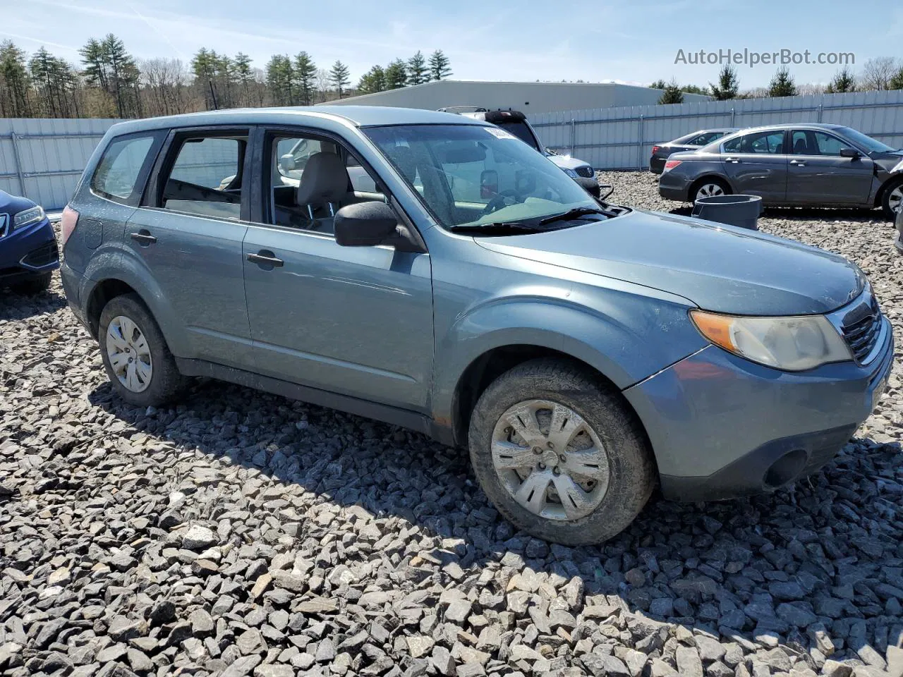 2009 Subaru Forester 2.5x Blue vin: JF2SH61699H767269