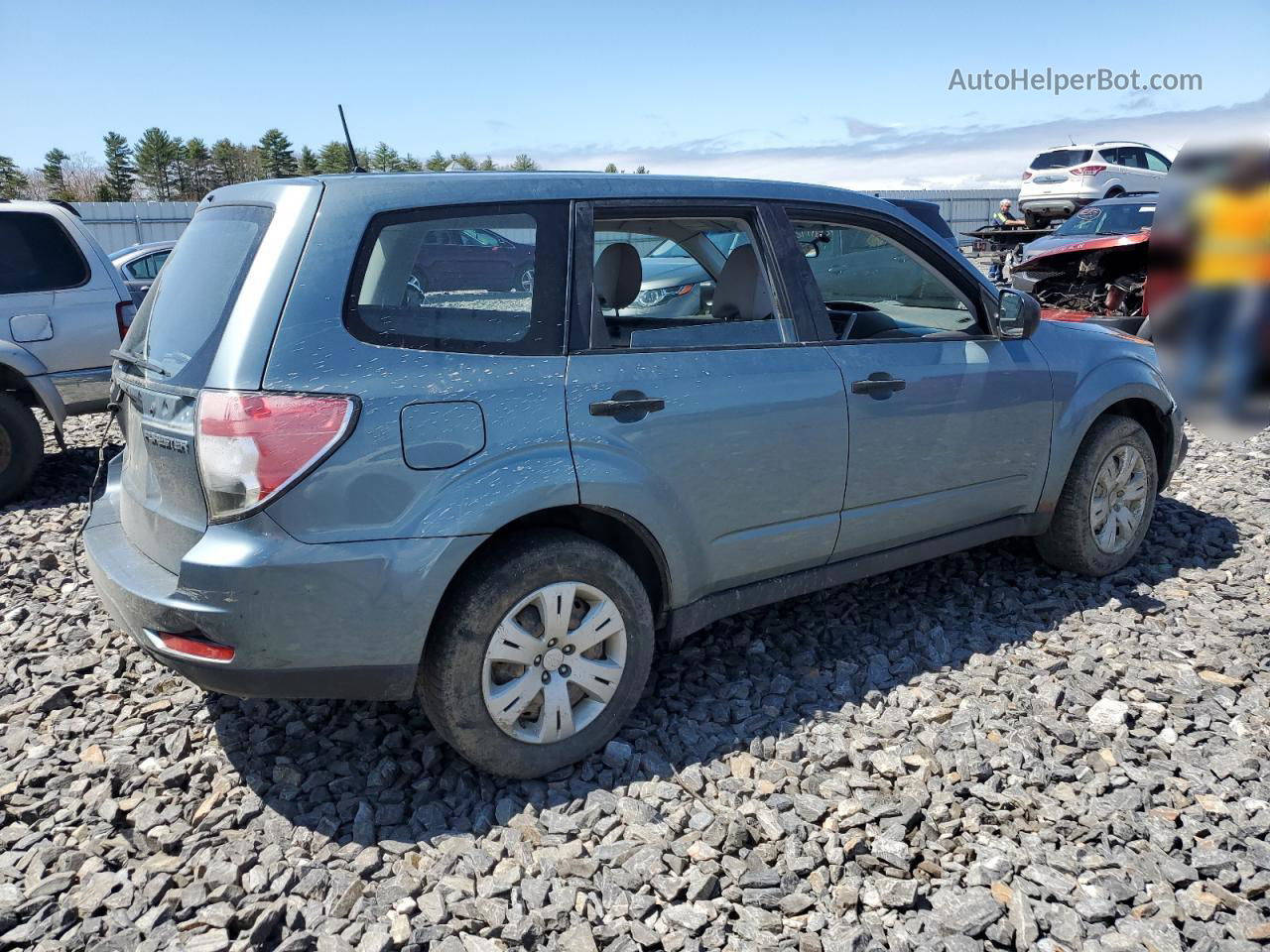 2009 Subaru Forester 2.5x Blue vin: JF2SH61699H767269