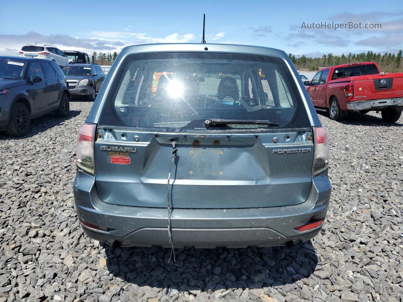 2009 Subaru Forester 2.5x Синий vin: JF2SH61699H767269