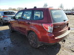 2009 Subaru Forester 2.5x Maroon vin: JF2SH61699H785562