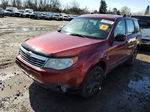 2009 Subaru Forester 2.5x Maroon vin: JF2SH61699H785562