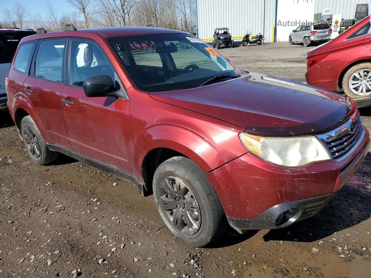 2009 Subaru Forester 2.5x Maroon vin: JF2SH61699H785562