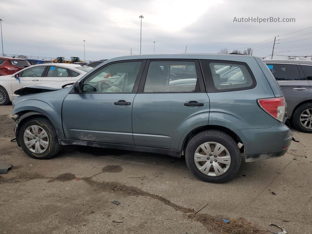 2009 Subaru Forester 2.5x Blue vin: JF2SH61699H793287