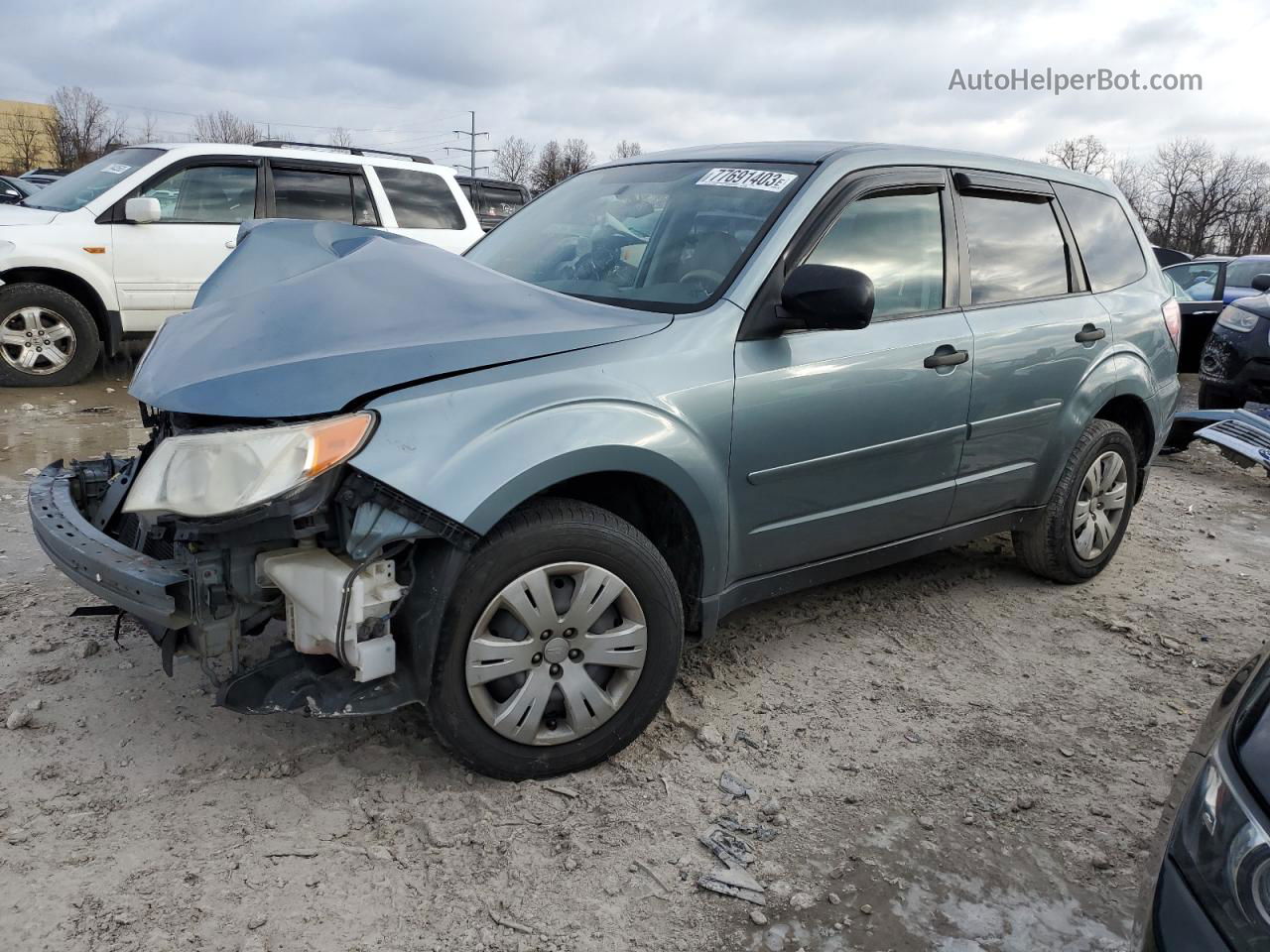 2009 Subaru Forester 2.5x Teal vin: JF2SH616X9H720798