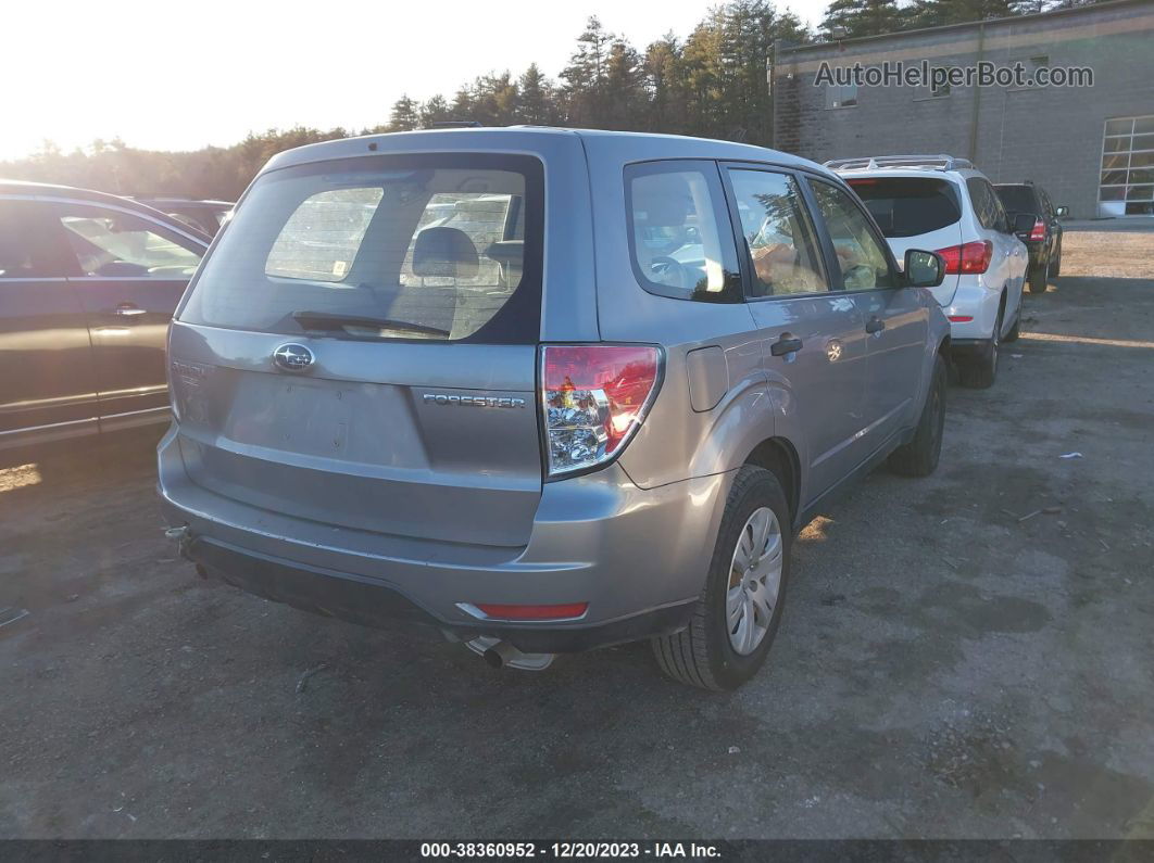 2009 Subaru Forester 2.5x Silver vin: JF2SH616X9H721210