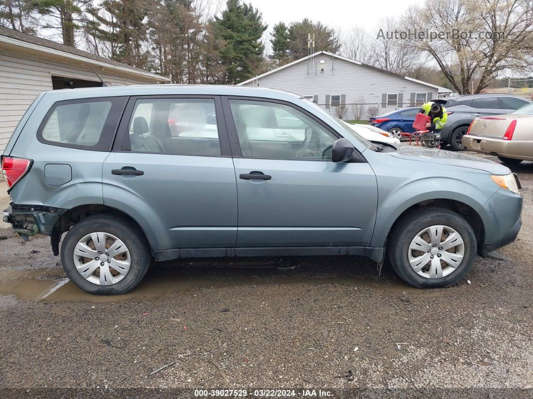 2009 Subaru Forester 2.5x Light Blue vin: JF2SH616X9H759701