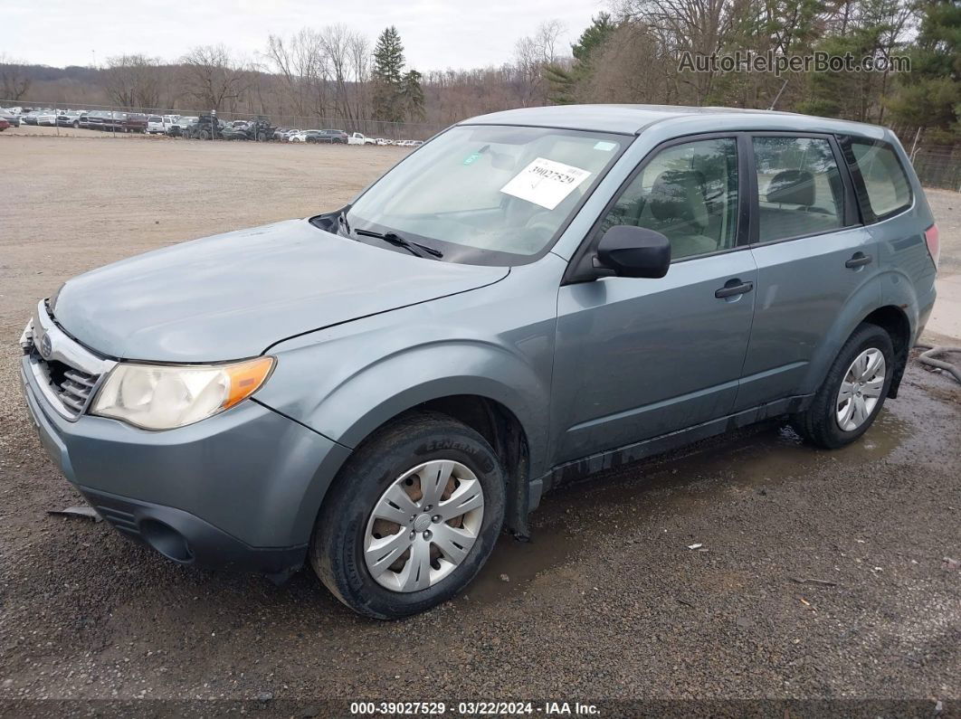 2009 Subaru Forester 2.5x Light Blue vin: JF2SH616X9H759701