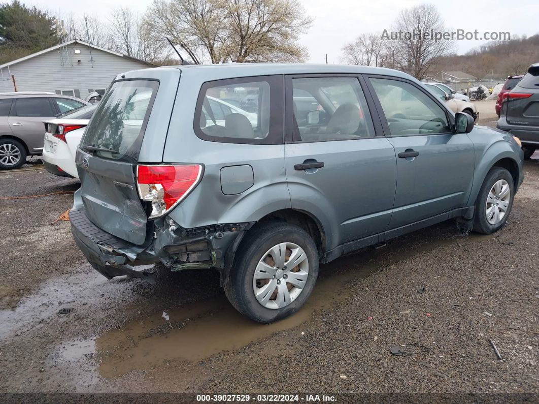 2009 Subaru Forester 2.5x Light Blue vin: JF2SH616X9H759701