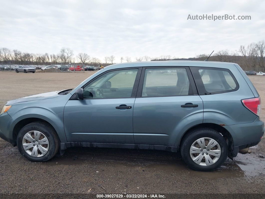 2009 Subaru Forester 2.5x Light Blue vin: JF2SH616X9H759701