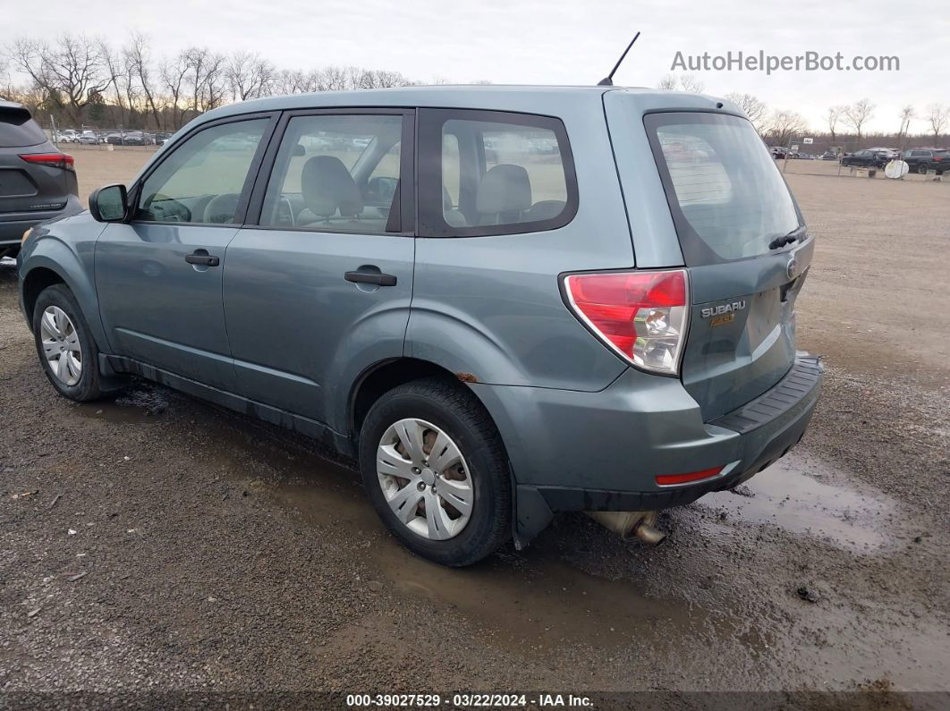 2009 Subaru Forester 2.5x Light Blue vin: JF2SH616X9H759701