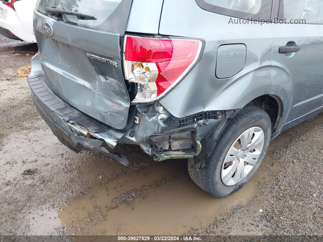 2009 Subaru Forester 2.5x Light Blue vin: JF2SH616X9H759701