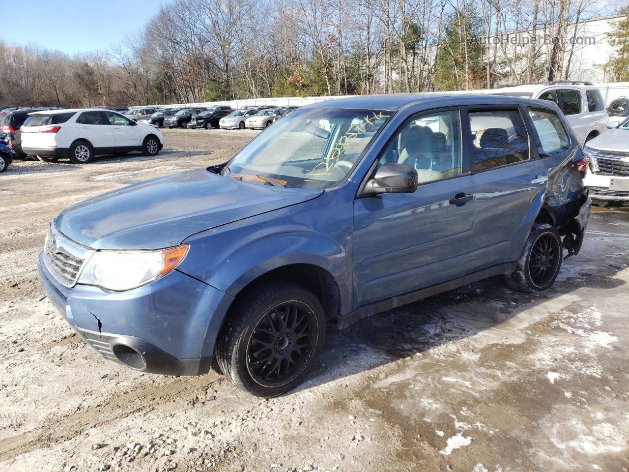 2009 Subaru Forester 2.5x Blue vin: JF2SH616X9H783089