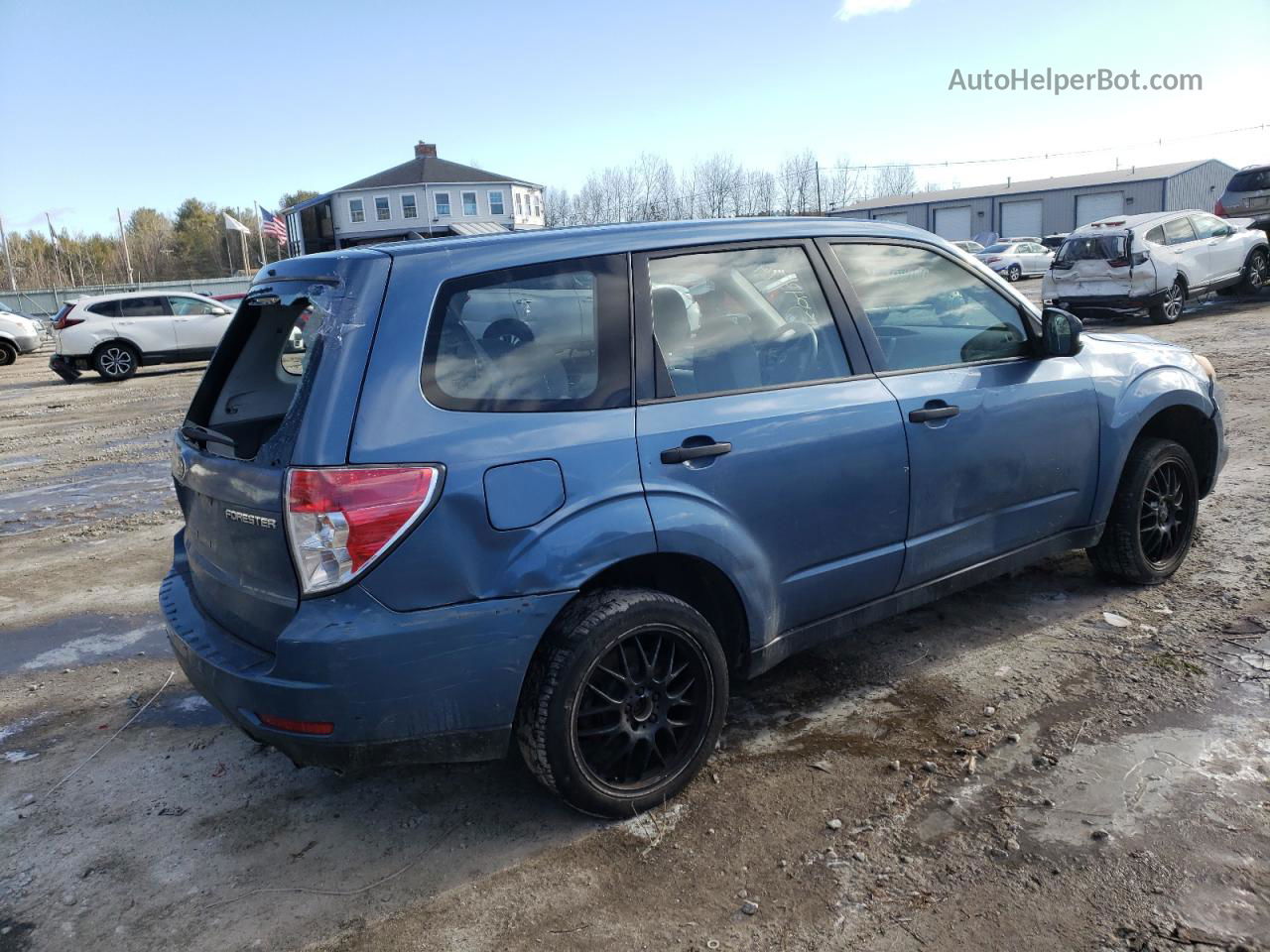 2009 Subaru Forester 2.5x Blue vin: JF2SH616X9H783089