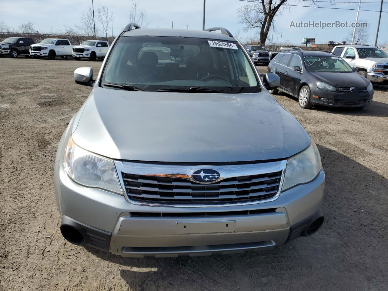 2009 Subaru Forester Xs Silver vin: JF2SH62679G735263