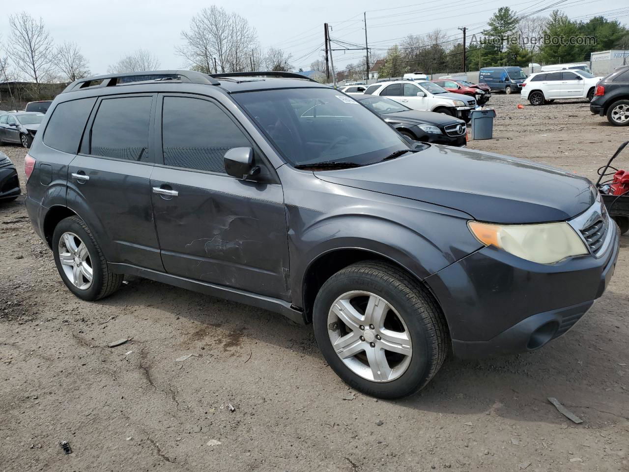 2009 Subaru Forester 2.5x Premium Серый vin: JF2SH63609H733704