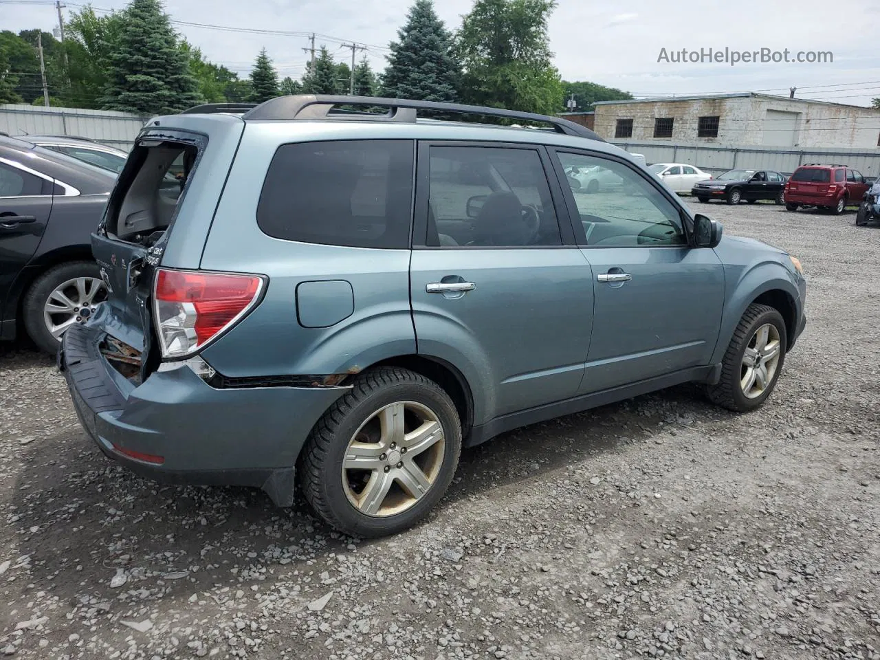 2009 Subaru Forester 2.5x Premium Teal vin: JF2SH63609H736229