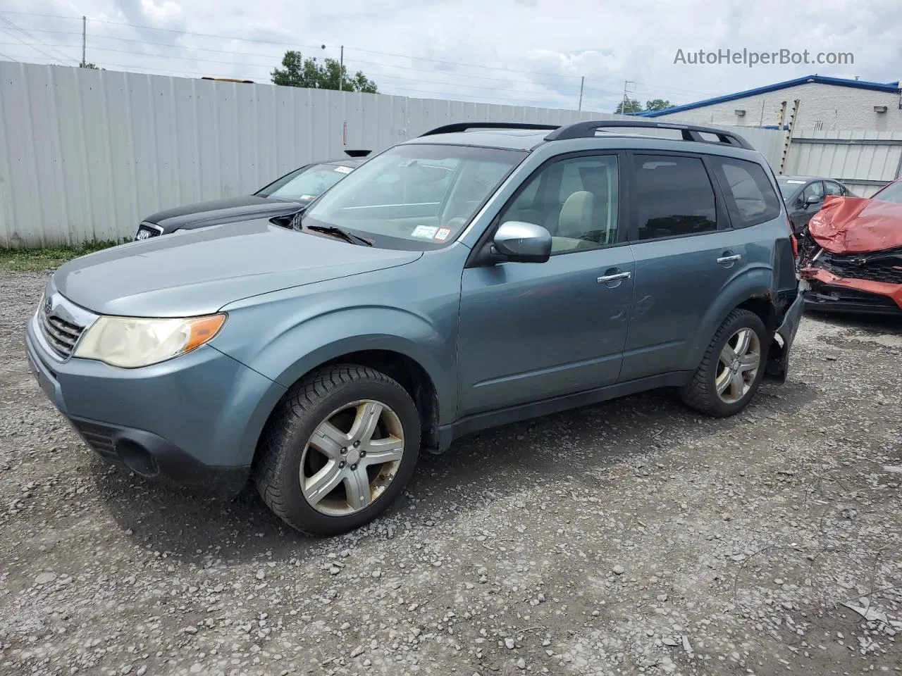 2009 Subaru Forester 2.5x Premium Teal vin: JF2SH63609H736229