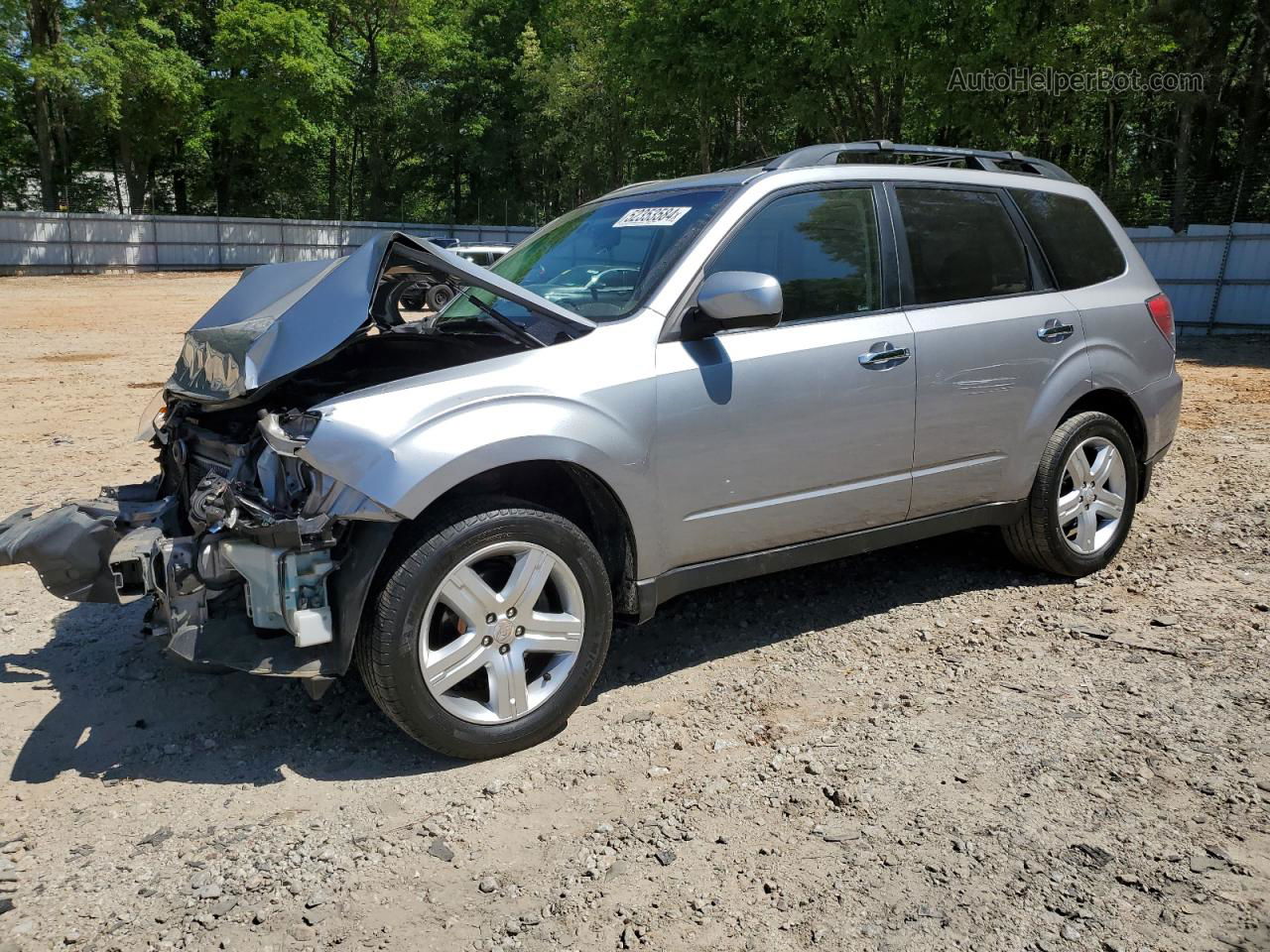 2009 Subaru Forester 2.5x Premium Silver vin: JF2SH63619H704664