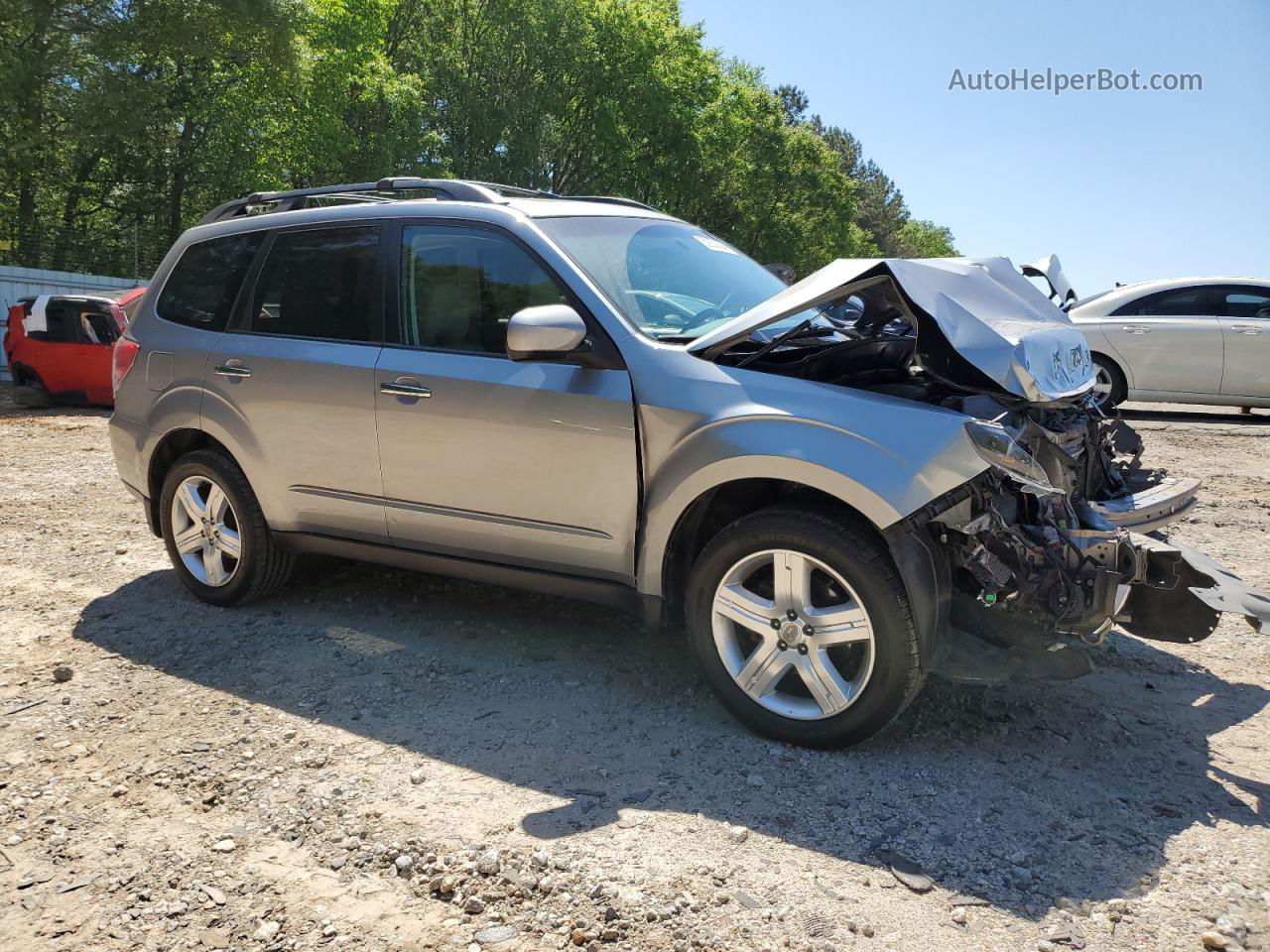 2009 Subaru Forester 2.5x Premium Silver vin: JF2SH63619H704664