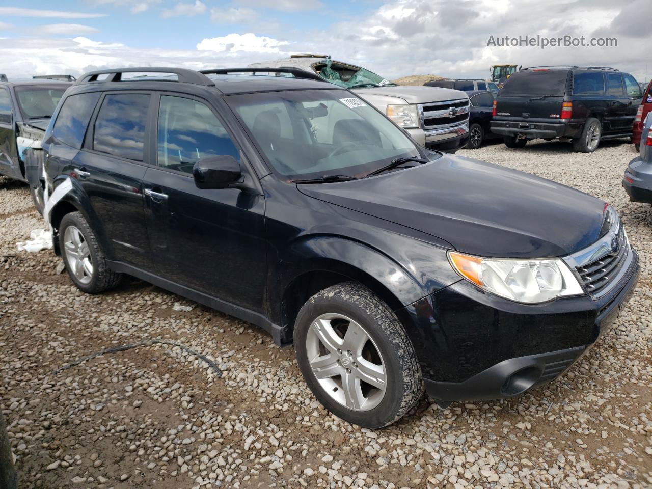 2009 Subaru Forester 2.5x Premium Black vin: JF2SH63619H743562