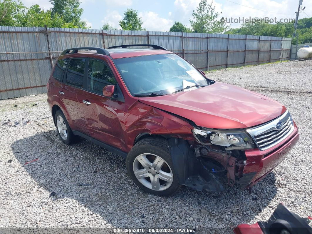 2009 Subaru Forester 2.5x Красный vin: JF2SH63619H746915