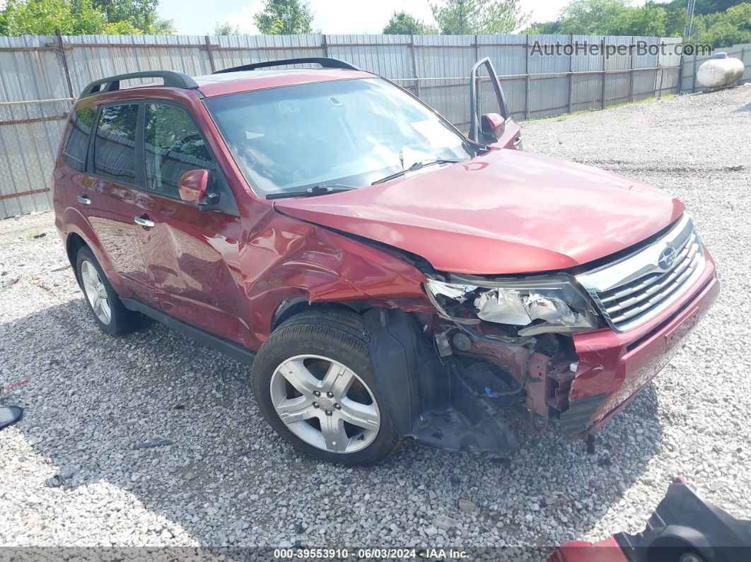 2009 Subaru Forester 2.5x Red vin: JF2SH63619H746915