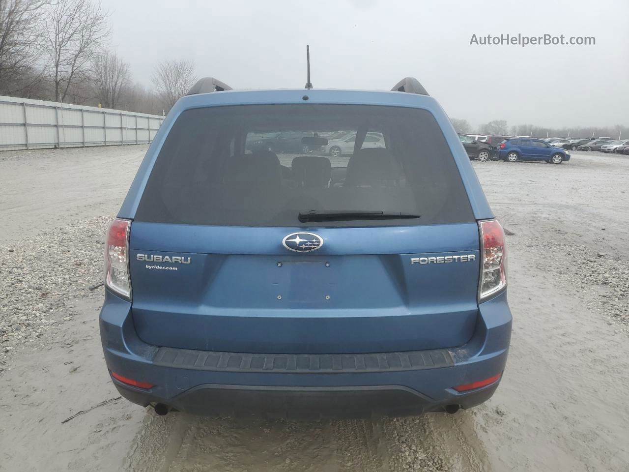 2009 Subaru Forester 2.5x Premium Blue vin: JF2SH63619H747286