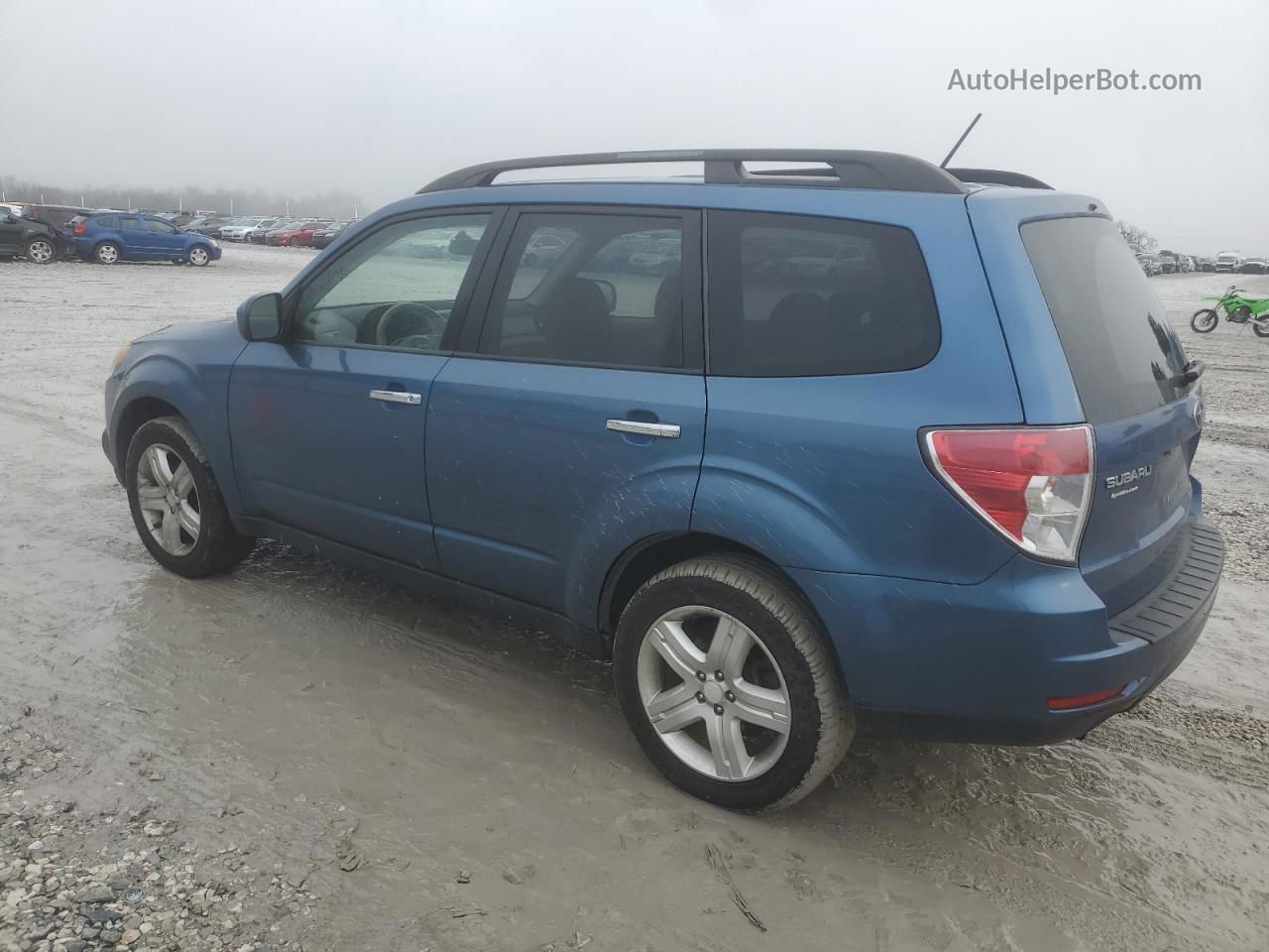 2009 Subaru Forester 2.5x Premium Blue vin: JF2SH63619H747286